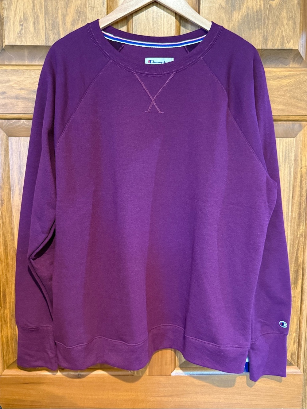 NWT Champion Pullover Sweatshirt in Plum Purple